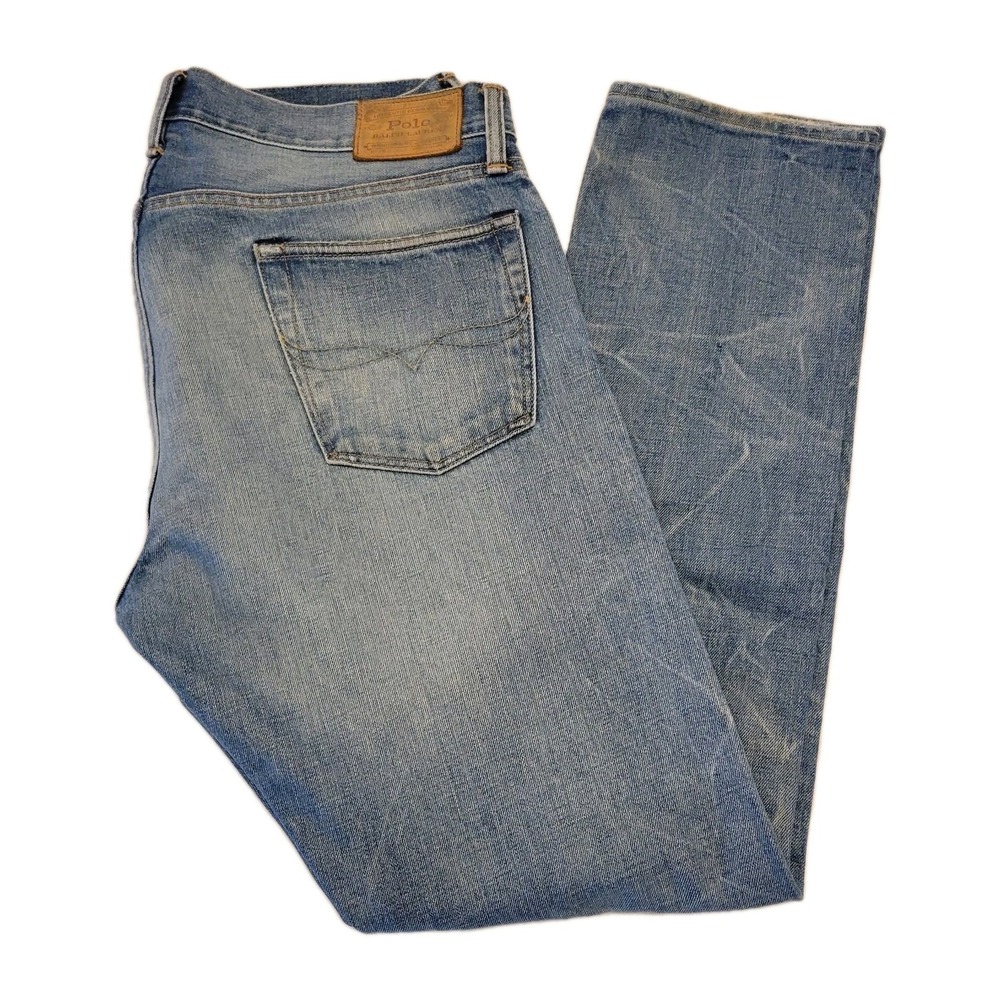 Polo Ralph Lauren The Sullivan Slim Jeans 34X32 Mens Light Blue